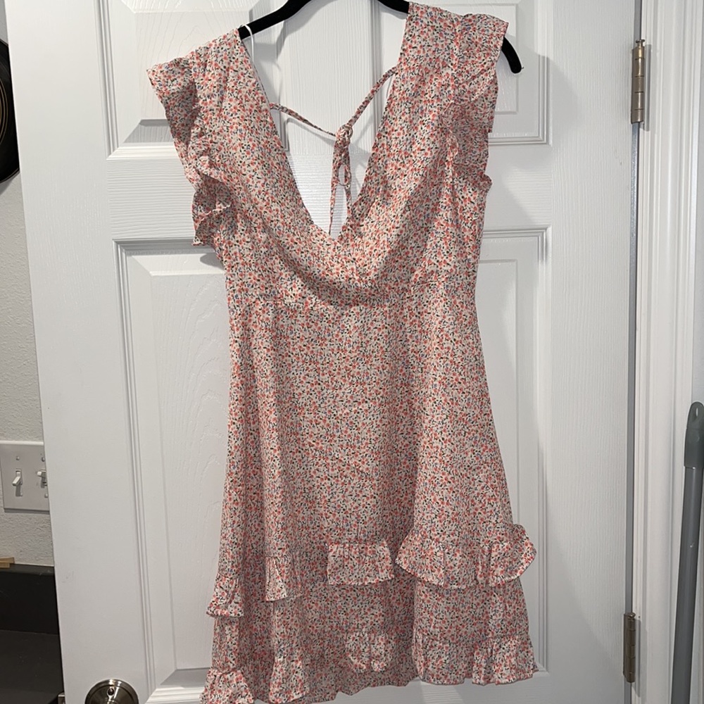 NWT Papermoon Floral Mini Dress. Size S